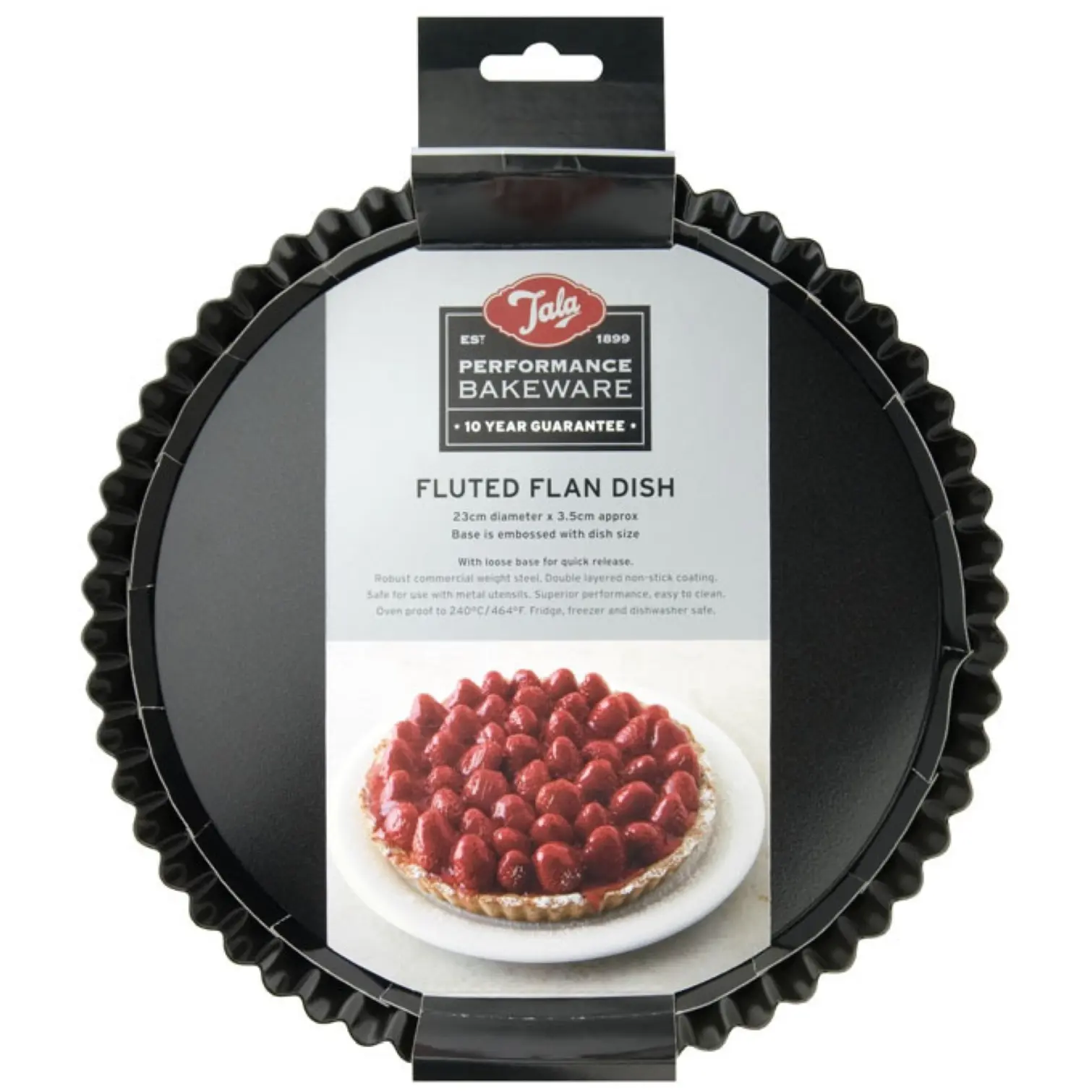 TLA0069_1 Tala Non Stick Loose Bottom Flan Tin 23cm(9")