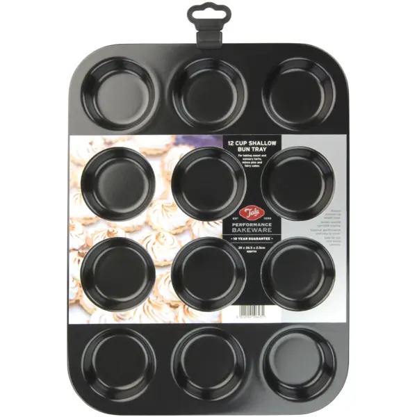 TLA0122 Tala 12 Cup Shallow Bun Tin