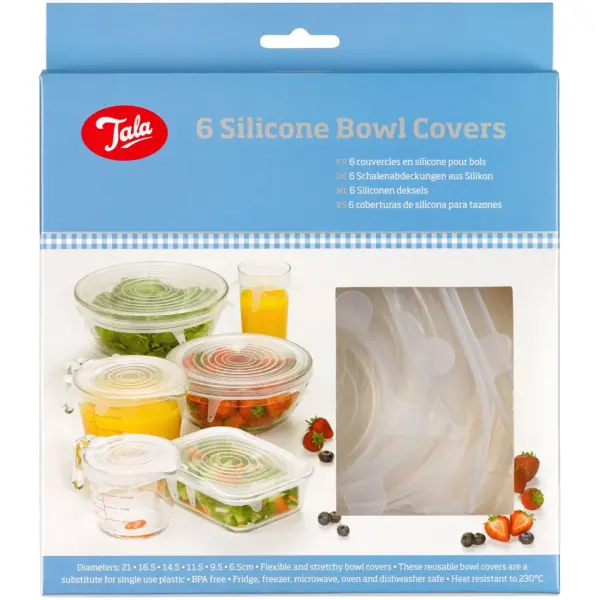 Silicone Bowl Cover Set (6)