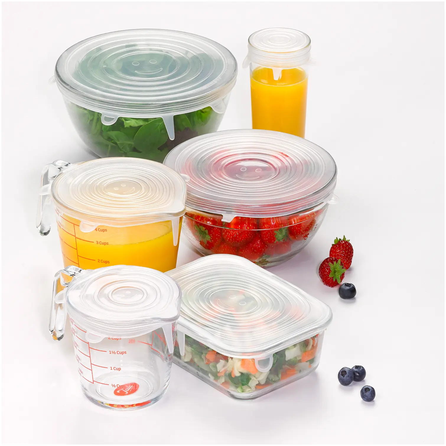 Silicone Bowl Cover Set (6)