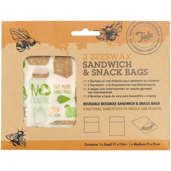 Tala Beeswax Sandwich Bags (2)