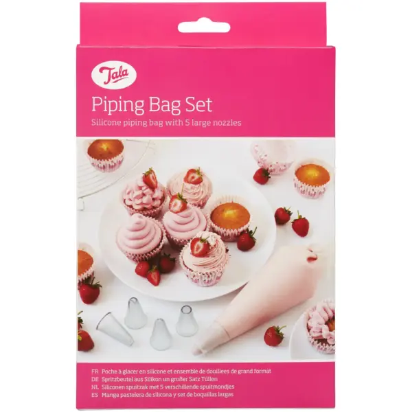 Tala Silicone Icing Bag with 5 Nozzles