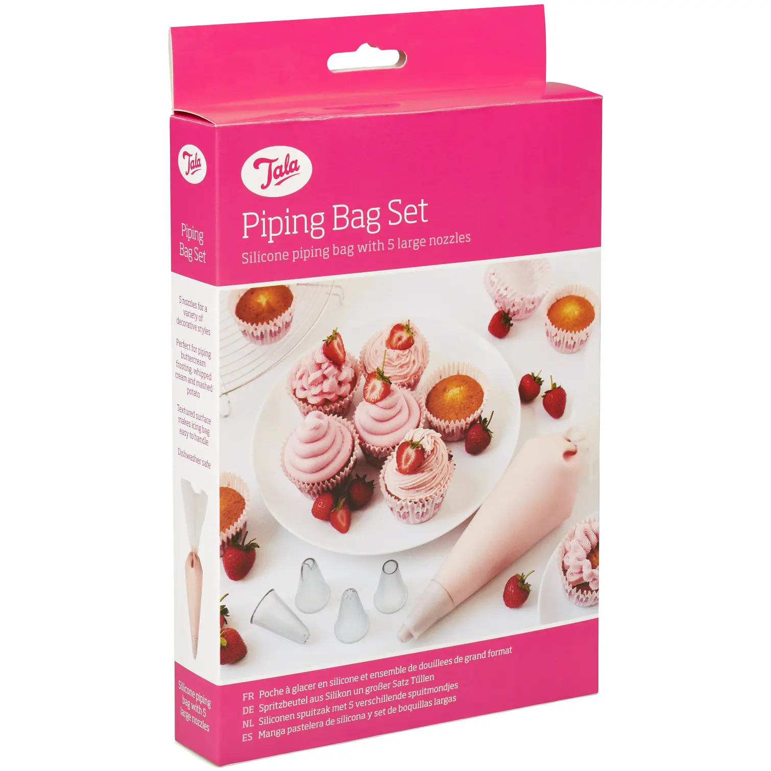 Tala Silicone Icing Bag with 5 Nozzles