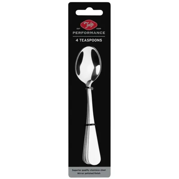 Stainless Steel Set of 4 Teaspoons