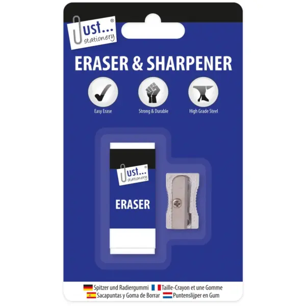 Just Stationery  Eraser & Sharpener