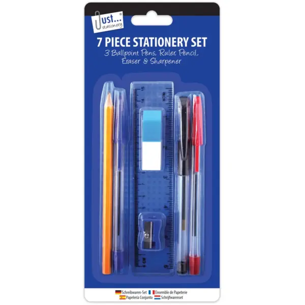 Just Stationery 7 Piece Stationery Set