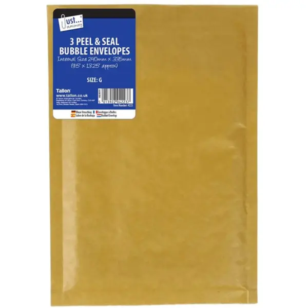 Just Stationery Jiffy Bags pack of 3
