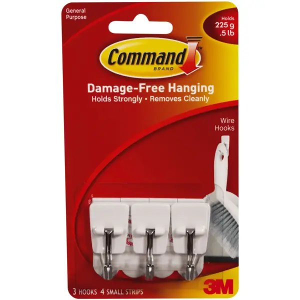 Command Wire Hooks Set of 3