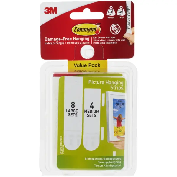 Command Picture Hanging Strips Value Pack