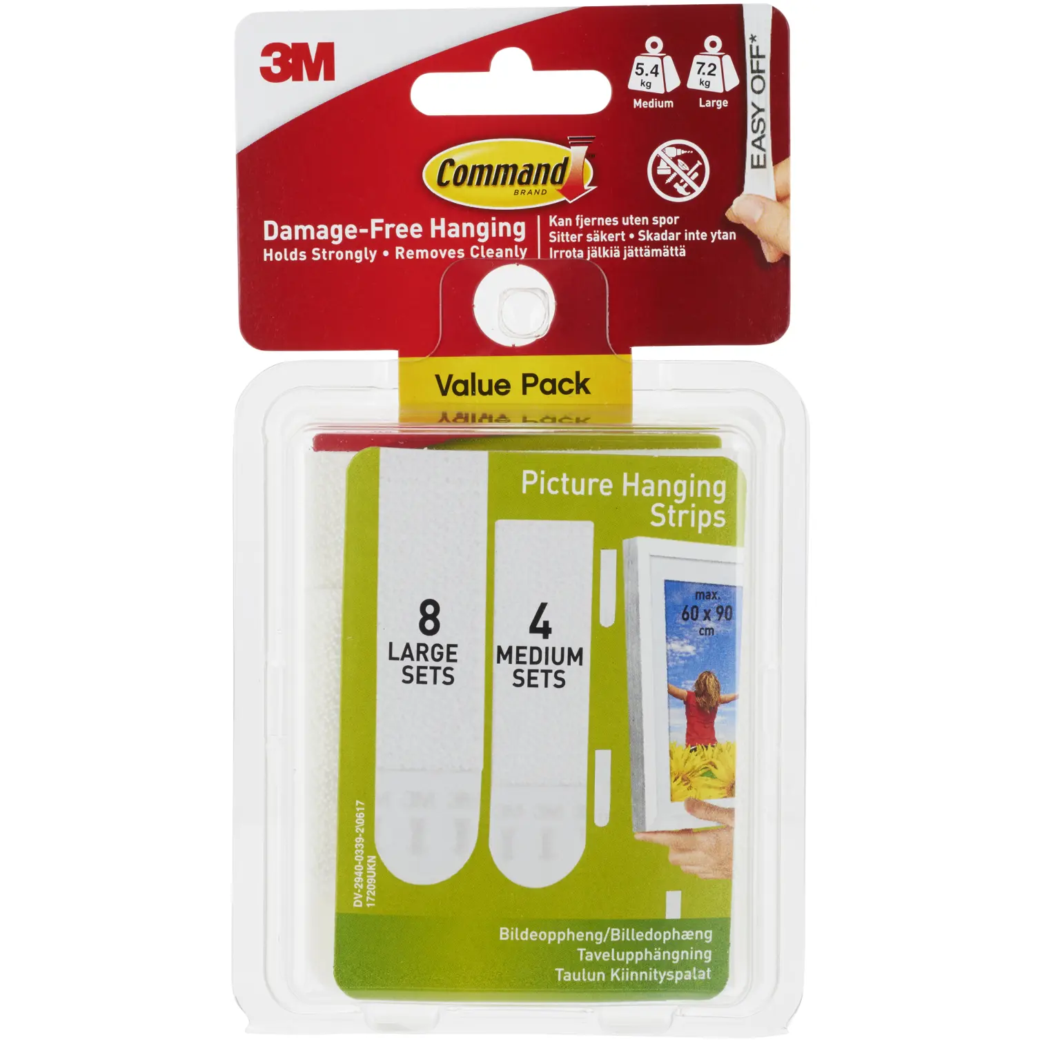 TMD0014 Command Picture Hanging Strips Value Pack