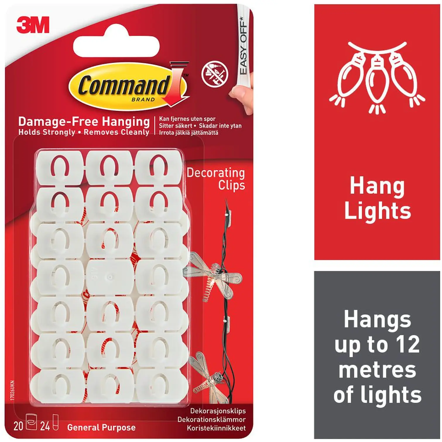 TMD0020_1 Command Decorating Clips Pack of 20