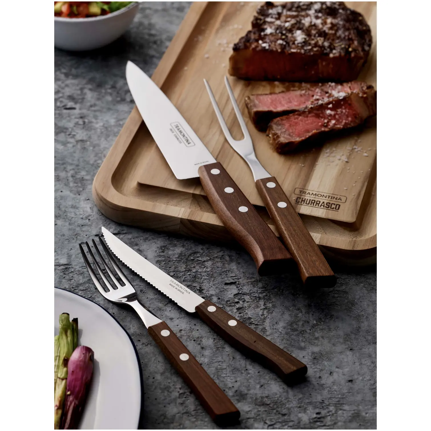 TRA0020_5 Tramontina Steak Cutlery Set 12 Pieces