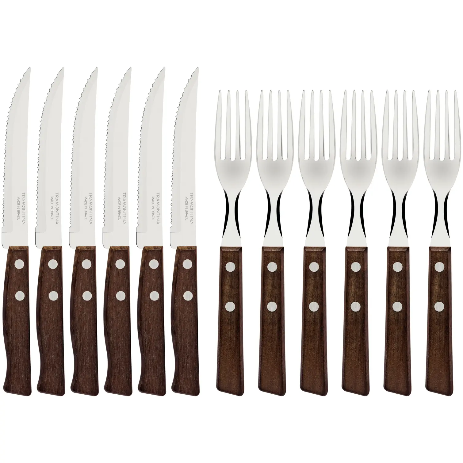 TRA0020_6 Tramontina Steak Cutlery Set 12 Pieces
