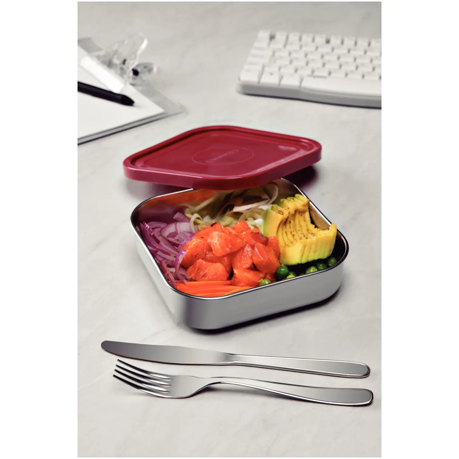 Tramontina Stainless Steel Lunch Box 800ml