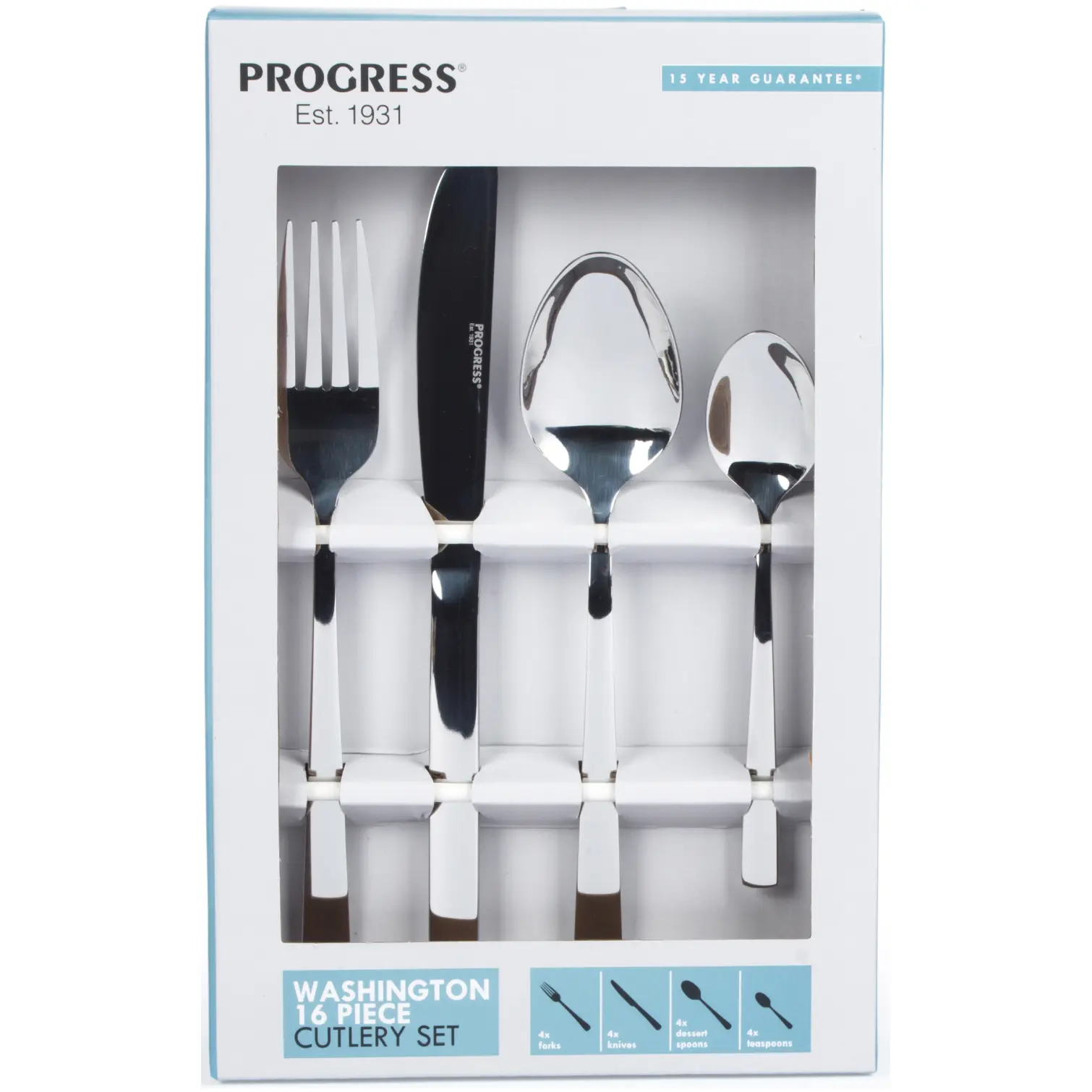 Progress Washington 16 Piece Cutlery Set