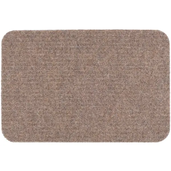 WAL0060 Likewise Beige Fairisle Ribbed Door Mat 60x40cm