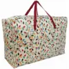 W Brown Floral Laundry Bag Assorted Pattern 74x48x28cm