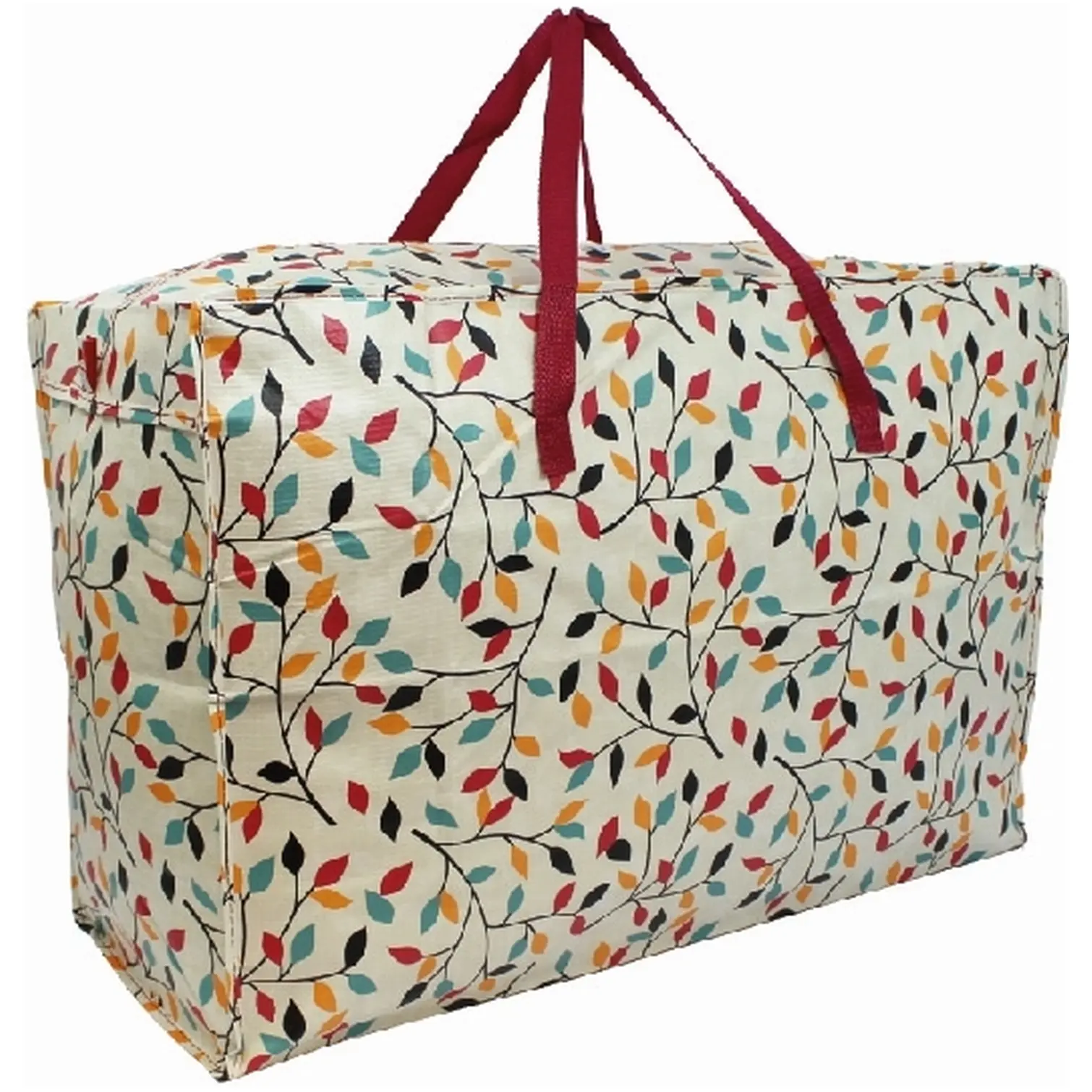 W Brown Floral Laundry Bag Assorted Pattern 74x48x28cm