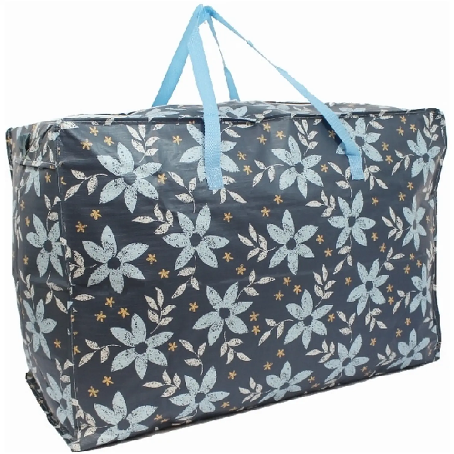 W Brown Floral Laundry Bag Assorted Pattern 74x48x28cm