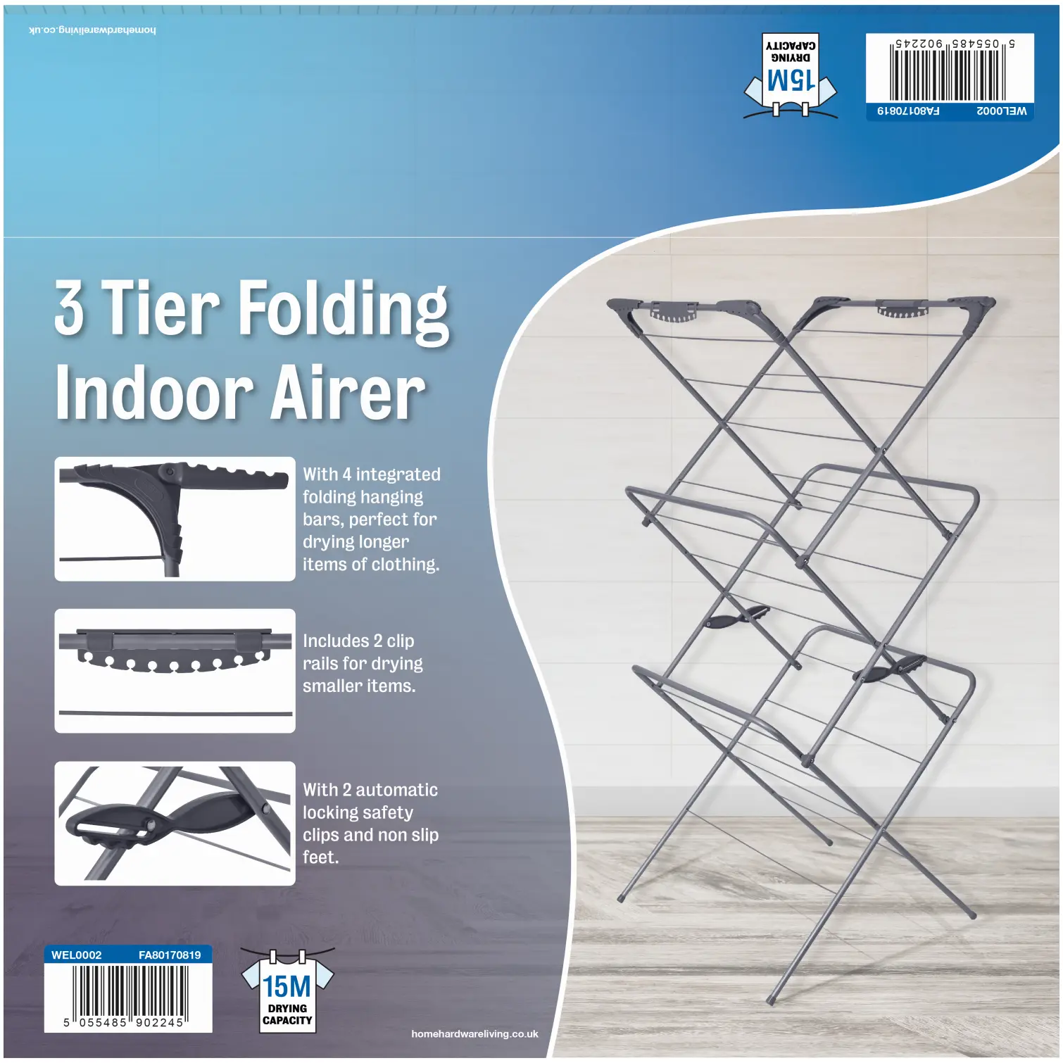 EaziDry 3 Tier Indoor Airer
