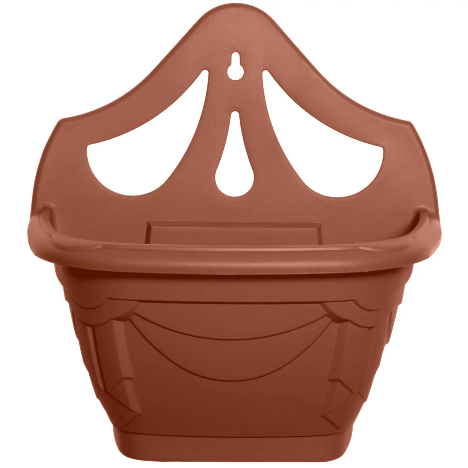 Whitefurze 31cm(12") Venetian Wall Planter Terracotta