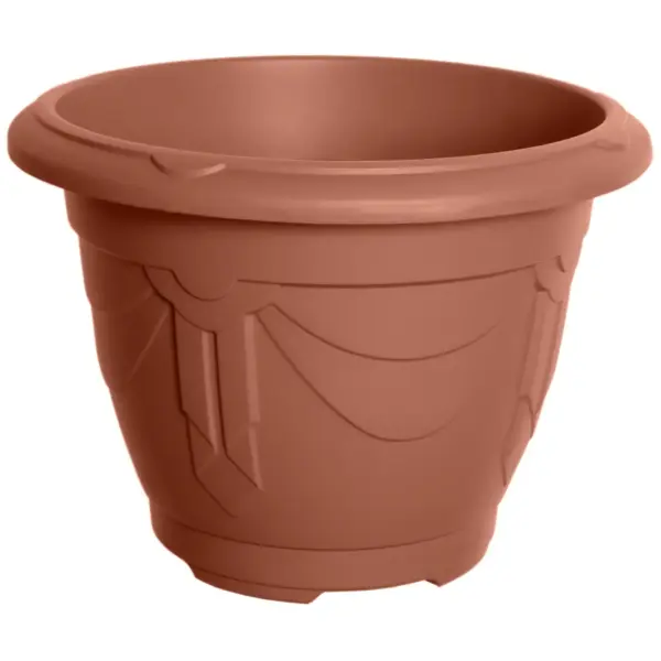 Whitefurze 33cm(13") Venetian Round Planter T/Cotta