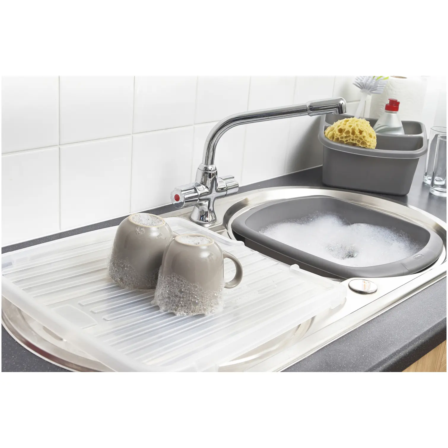 Whitefurze Draining Board Clear 45x38x3cm