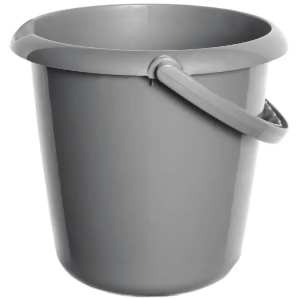 Whitefurze 1.1Gallon 5Ltr Bucket Silver
