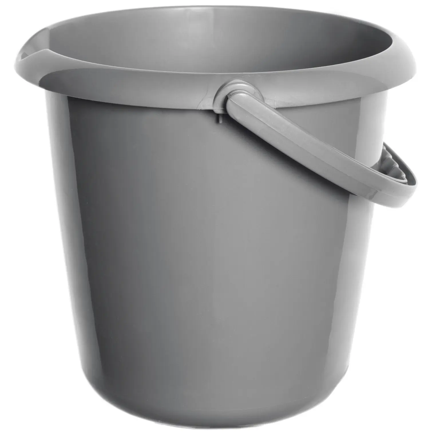 Whitefurze 1.1Gallon 5Ltr Bucket Silver