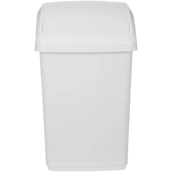 WHI0194 Whitefurze Cream Swing Bin 10Ltr 30x23x19cm