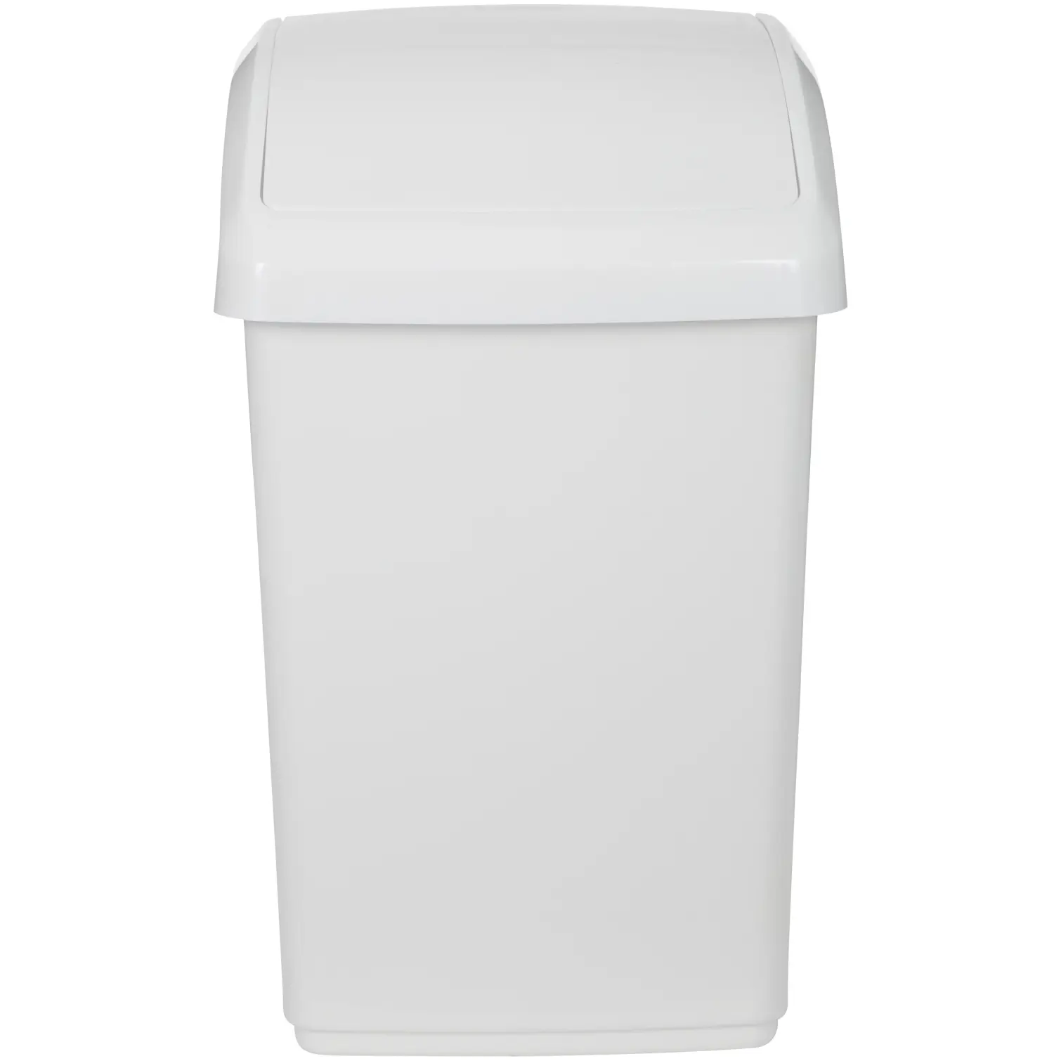 Whitefurze Cream Swing Bin 10Ltr 30x23x19cm