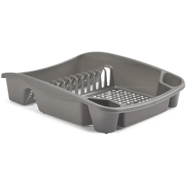 WHI0209 Whitefurze Silver Dish Drainer 47x39x10cm