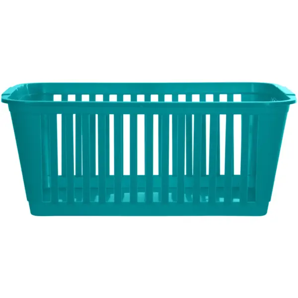 Whitefurze Teal Handy Basket 30x19x11cm