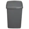Whitefurze Silver Swing Bin 30Ltr 40x30x26cm