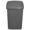 Whitefurze Silver Swing Bin 50Ltr 53x38x33cm