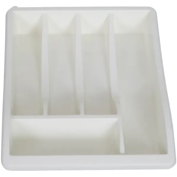 WHI0241 Whitefurze Cream Cutlery Tray 38x29x6cm