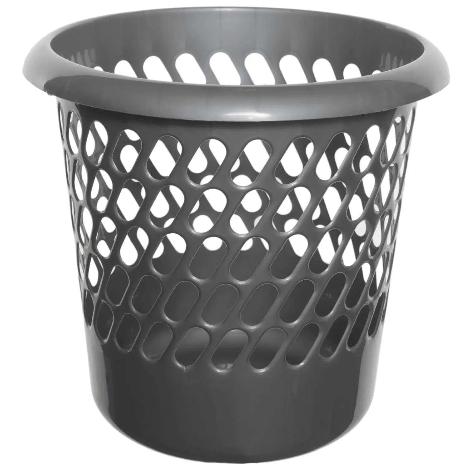 Whitefurze Waste Basket Silver 30x28cm