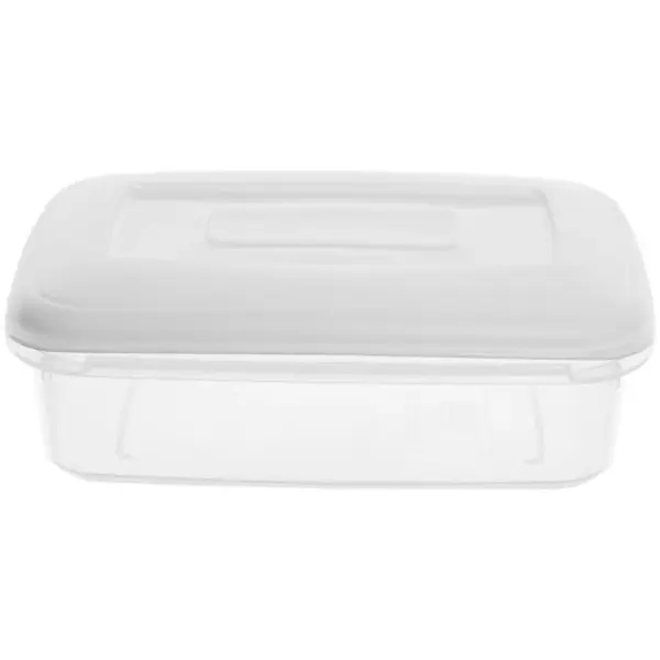 Whitefurze Rectangular Food Storage Box 0.8Ltr 18x12x5.5cm
