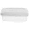 Whitefurze Rectangular Food Storage Box 1.5Ltr 21x15x7cm