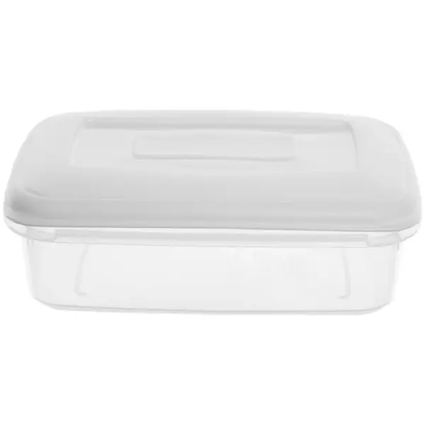 Whitefurze Rectangular Food Storage Box 1.5Ltr 21x15x7cm