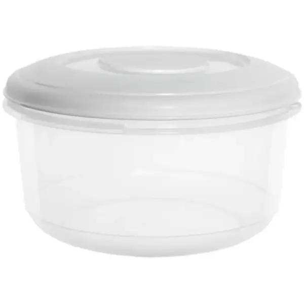 WHI0307 Whitefurze Round Food Storage Box 0.5Ltr 13x7cm