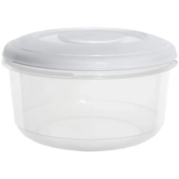 WHI0308 Whitefurze Round Food Storage Box 1Ltr 49.5x36cm