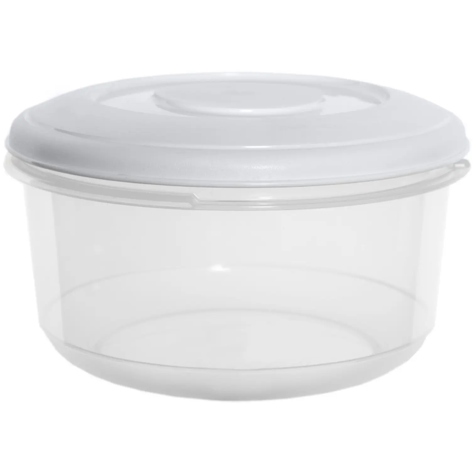 Whitefurze Round Food Storage Box 2Ltr 19x10cm
