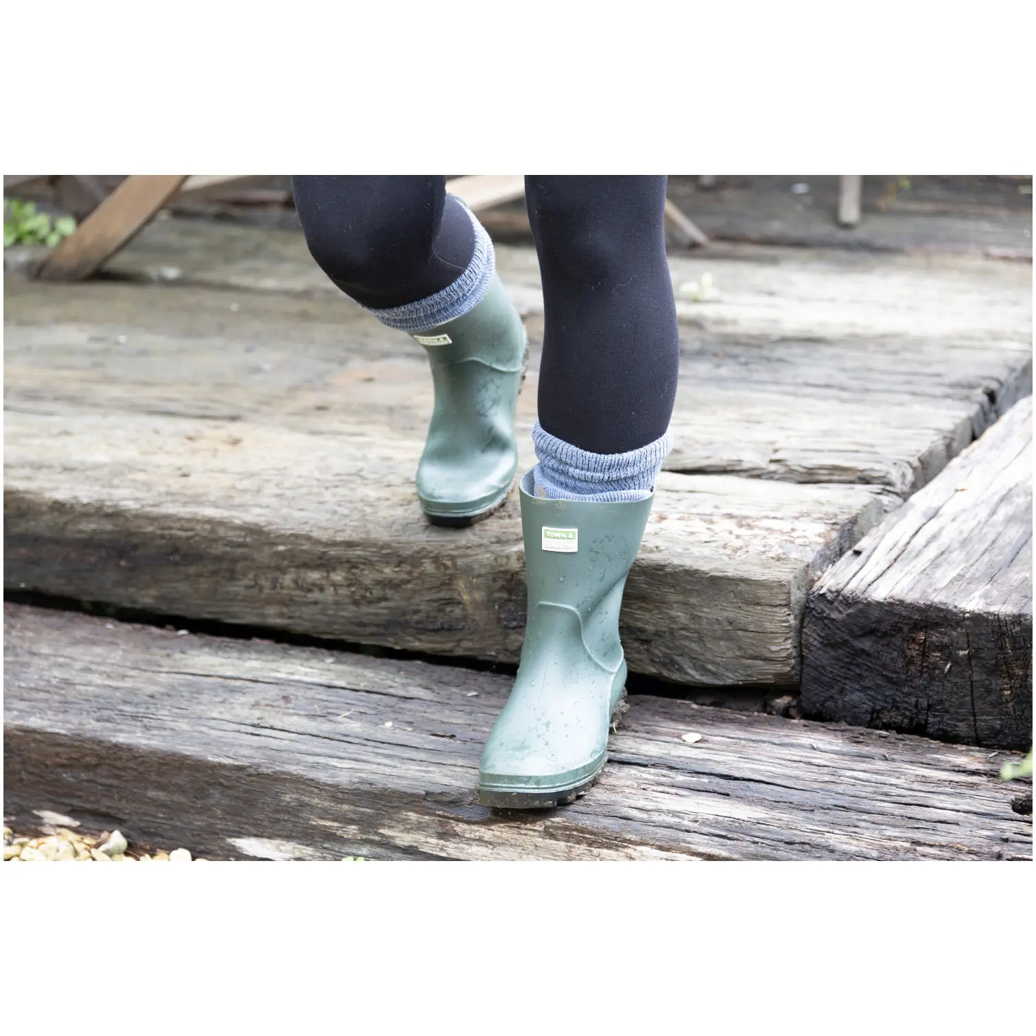Town & Country Traditional Short Wellington Green Size 7