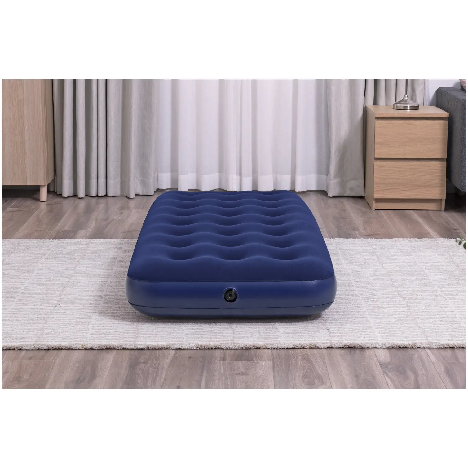Bestway Flocked Single Airbed 185 x 76 x 22cm