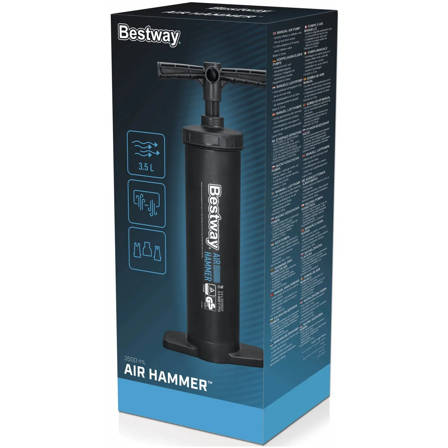 Bestway Air Hammer Double Action 3.5 Litre Pump