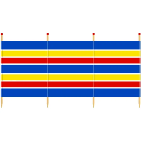 WON0090 4 Pole Traditional Windbreak