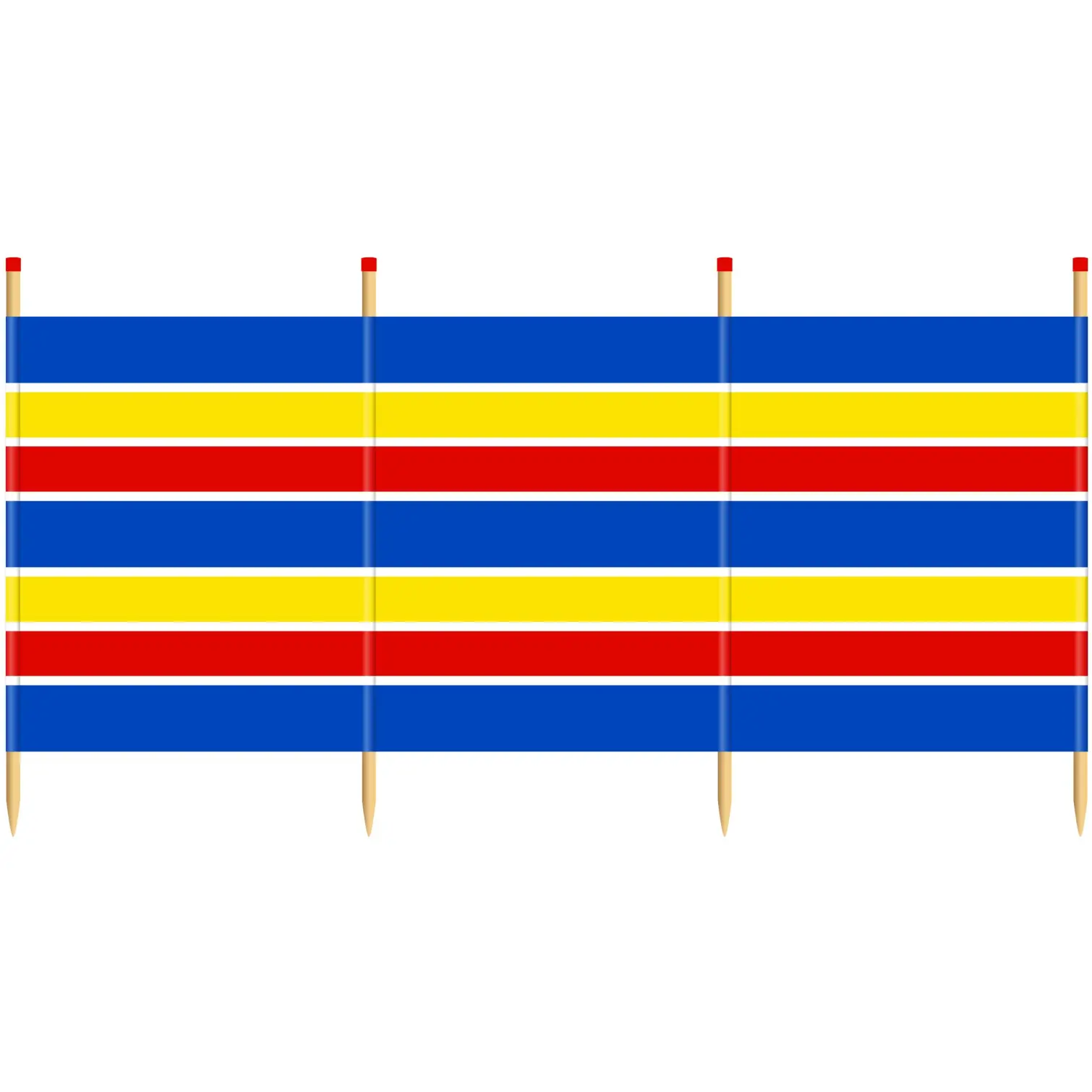 4 Pole Traditional Windbreak
