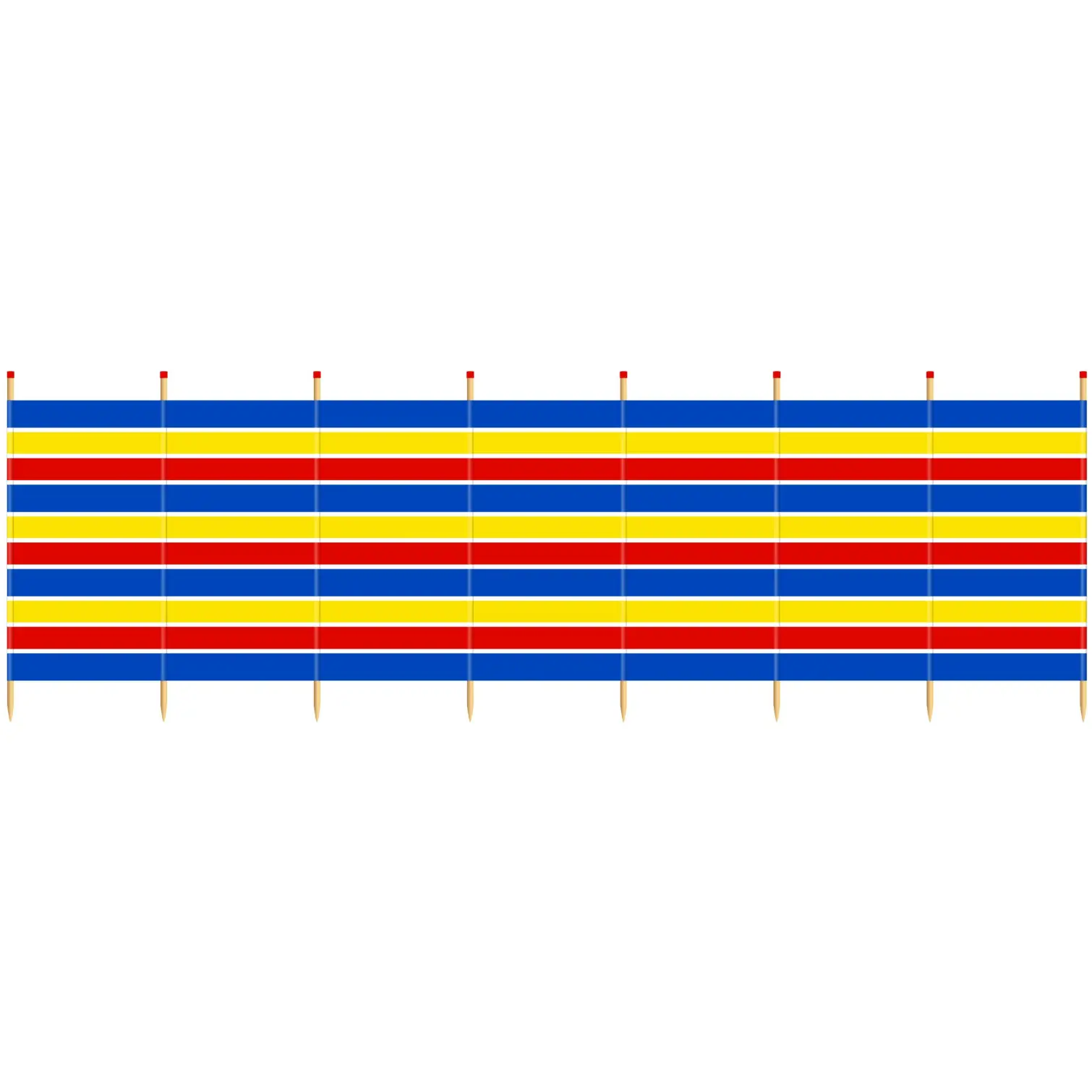 8 Pole Traditional Windbreak