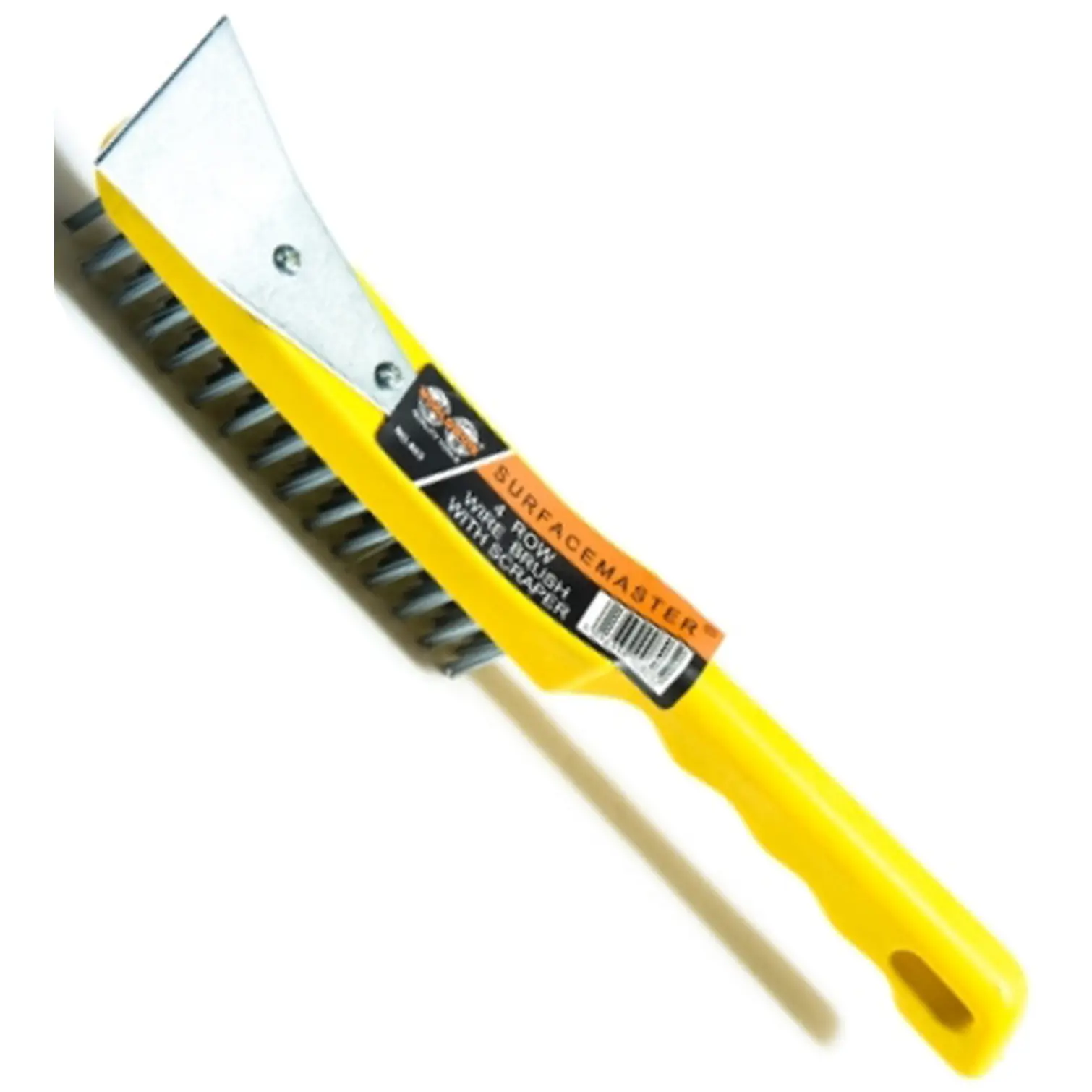 Worldwide 4 Row Wire Brush W/Scraper